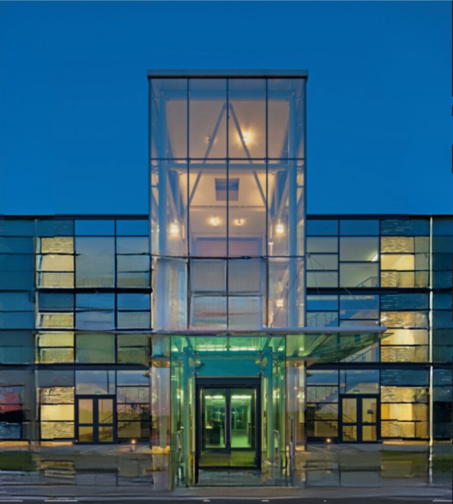 technal commercial doors glass entrance night view commercial specialist trinity windows jersey 2500