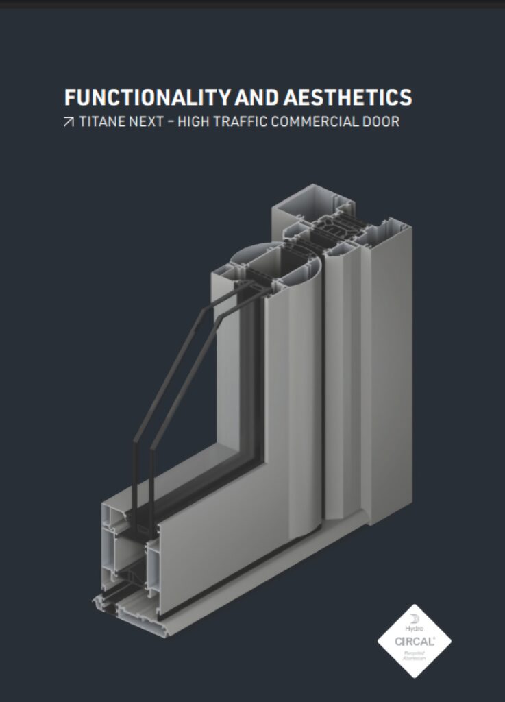 technal titane next high traffic commercial door cutaway commercial specialist trinity windows jersey 2500