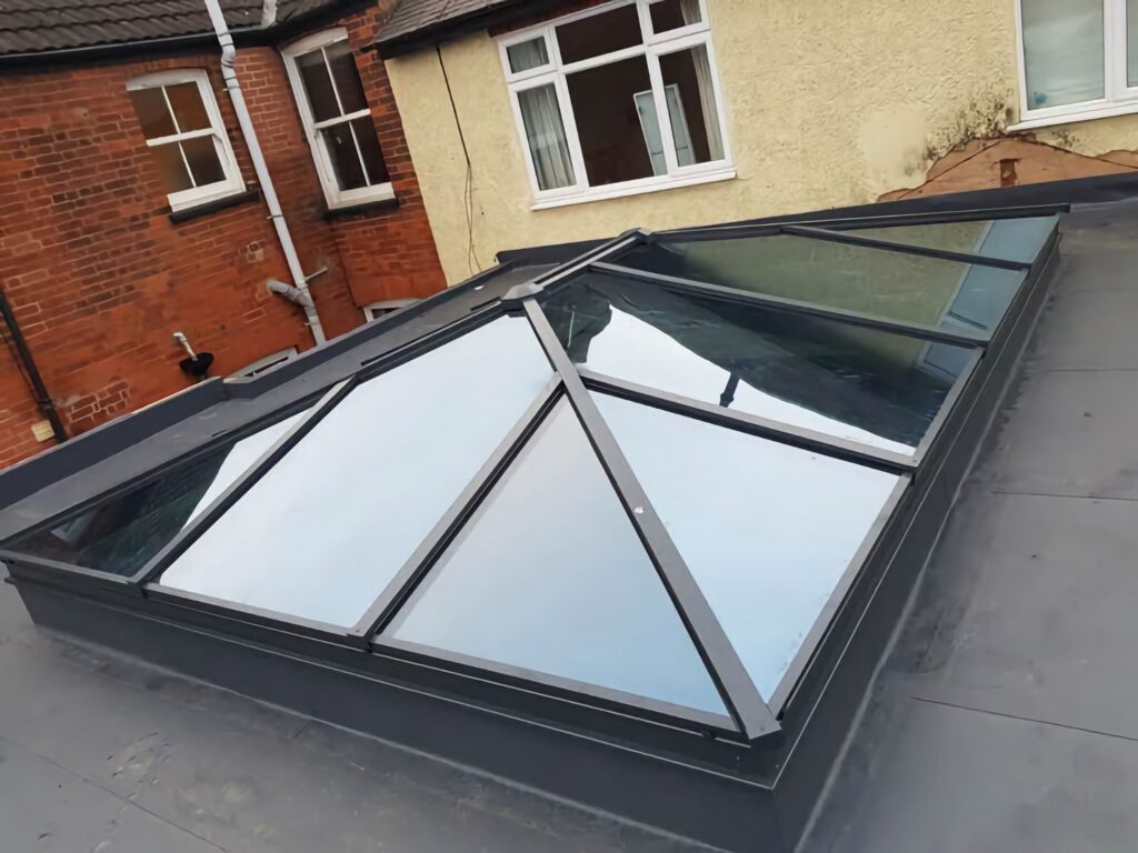 aliver orangery roof exterior flat roof installation roof lanterns trinity windows jersey 2500