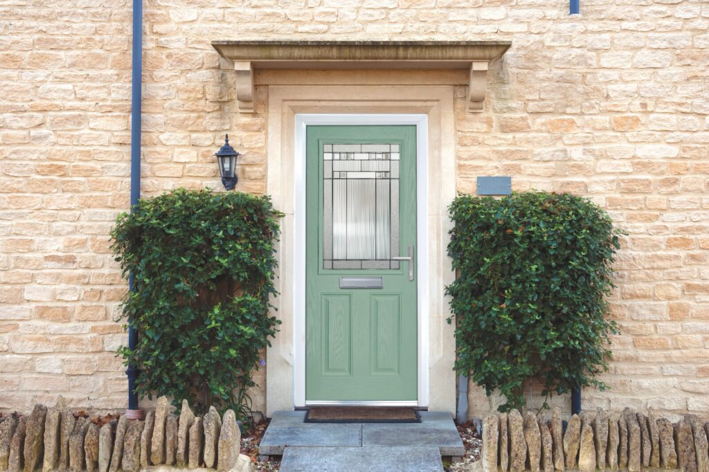 chartwell green composite front door glass entrance doors trinity windows jersey 2500