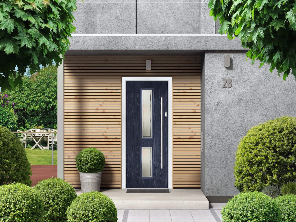 vienna style composite front door modern glass entrance doors trinity windows jersey 2500